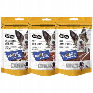 Przysmak dla psa z kaczki MIX 3 x 80 g Hau Miau