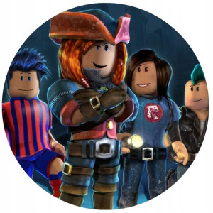 Opłatek Na Tort 20cm Roblox Gra Twój Napis Imię
