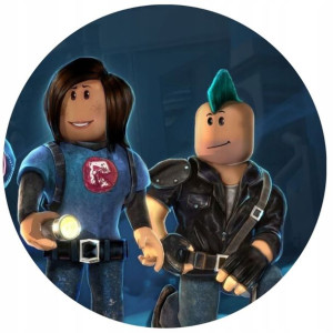 Opłatek Na Tort 20cm Roblox Gra Twój Napis Imię
