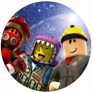 Opłatek Na Tort 20cm Roblox Gra Twój Napis Imię