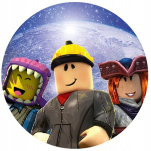 Opłatek Na Tort 20cm Roblox Gra Twój Napis Imię