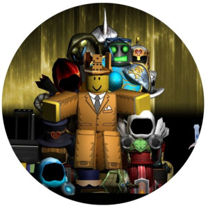 Opłatek Na Tort 20cm Roblox Gra Twój Napis Imię
