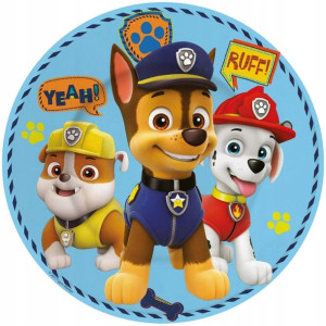 Opłatek Na Tort 20cm Psi Patrol Postacie Napis Paw