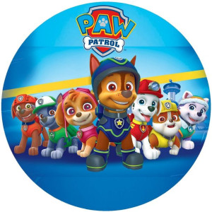 Opłatek Na Tort 20cm Psi Patrol Postacie Napis Paw