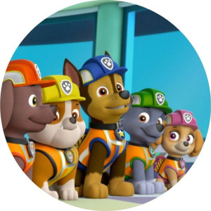 Opłatek Na Tort 20cm Psi Patrol Postacie Chase Paw
