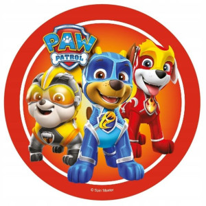 Opłatek Na Tort 20cm Psi Patrol Postacie Chase Paw