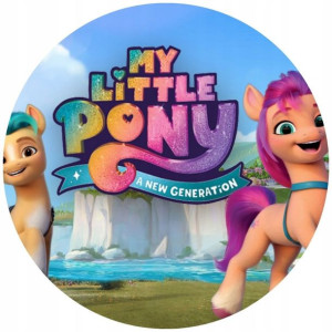 Opłatek Na Tort 20cm My Little Pony Twój Napis