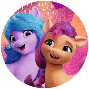 Opłatek Na Tort 20cm My Little Pony Twój Napis