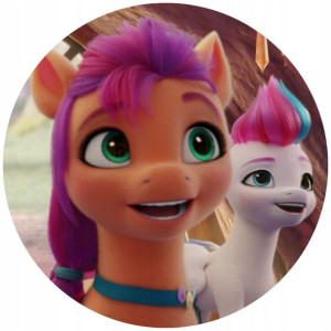 Opłatek Na Tort 20cm My Little Pony Twój Napis