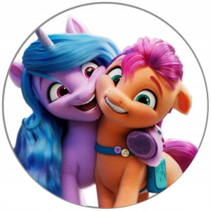 Opłatek Na Tort 20cm My Little Pony Twój Napis