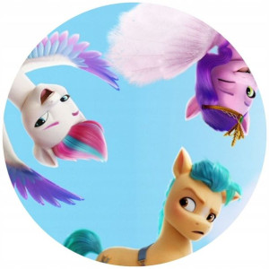 Opłatek Na Tort 20cm My Little Pony Twój Napis
