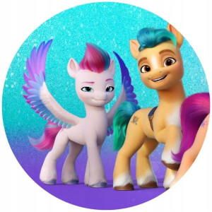 Opłatek Na Tort 20cm My Little Pony Twój Napis