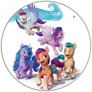 Opłatek Na Tort 20cm My Little Pony Twój Napis