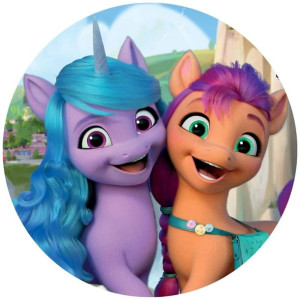 Opłatek Na Tort 20cm My Little Pony Twój Napis