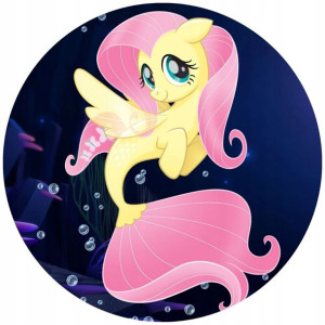 Opłatek Na Tort 20cm My Little Pony Twój Napis