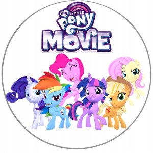 Opłatek Na Tort 20cm My Little Pony Twój Napis