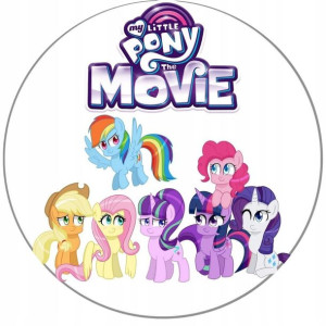 Opłatek Na Tort 20cm My Little Pony Twój Napis