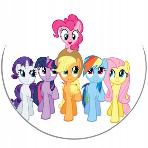 Opłatek Na Tort 20cm My Little Pony Twój Napis
