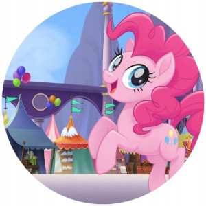 Opłatek Na Tort 20cm My Little Pony Twój Napis