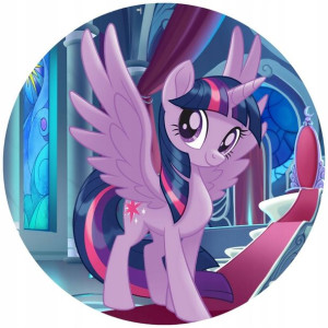 Opłatek Na Tort 20cm My Little Pony Twój Napis