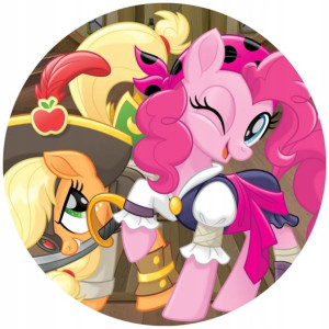 Opłatek Na Tort 20cm My Little Pony Twój Napis