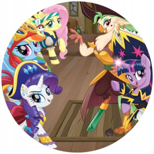 Opłatek Na Tort 20cm My Little Pony Twój Napis