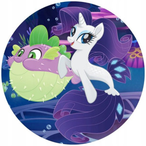 Opłatek Na Tort 20cm My Little Pony Twój Napis