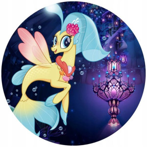 Opłatek Na Tort 20cm My Little Pony Twój Napis