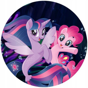 Opłatek Na Tort 20cm My Little Pony Twój Napis