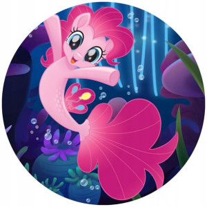 Opłatek Na Tort 20cm My Little Pony Twój Napis