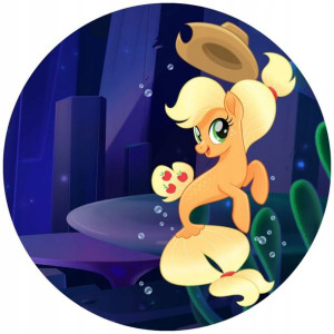 Opłatek Na Tort 20cm My Little Pony Twój Napis