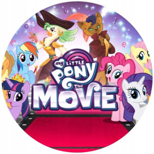 Opłatek Na Tort 20cm My Little Pony Twój Napis