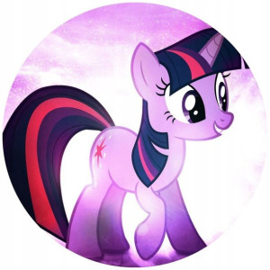 Opłatek Na Tort 20cm My Little Pony Twój Napis