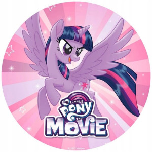 Opłatek Na Tort 20cm My Little Pony Twój Napis