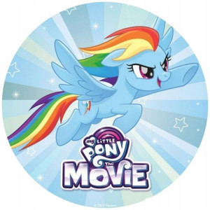 Opłatek Na Tort 20cm My Little Pony Twój Napis