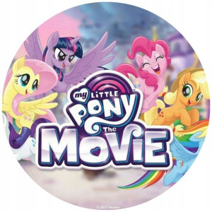 Opłatek Na Tort 20cm My Little Pony Twój Napis