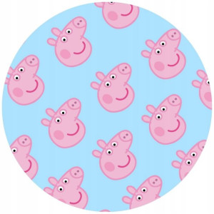 Opłatek Na Tort 20cm Świnka Peppa Twój Napis Pig