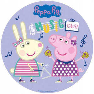 Opłatek Na Tort 20cm Świnka Peppa Twój Napis Pig
