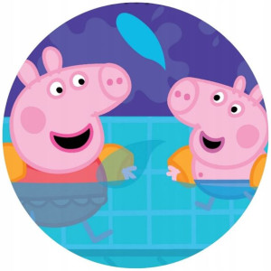 Opłatek Na Tort 20cm Świnka Peppa Twój Napis Pig
