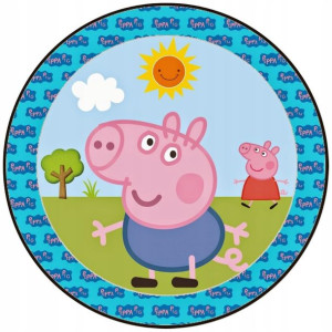 Opłatek Na Tort 20cm Świnka Peppa Twój Napis Pig
