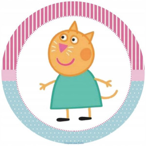 Opłatek Na Tort 20cm Świnka Peppa Twój Napis Pig