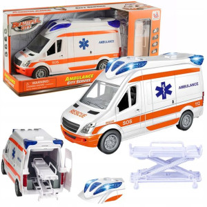 Auto Karetka Pogotowia Ambulans Bus Napęd Światła