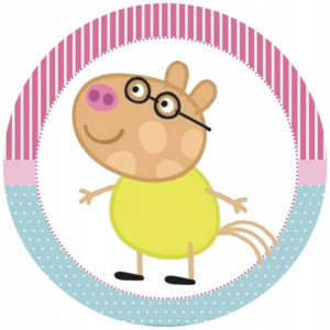 Opłatek Na Tort 20cm Świnka Peppa Twój Napis Pig