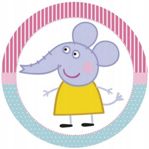 Opłatek Na Tort 20cm Świnka Peppa Twój Napis Pig