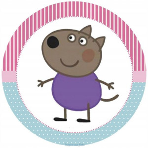 Opłatek Na Tort 20cm Świnka Peppa Twój Napis Pig