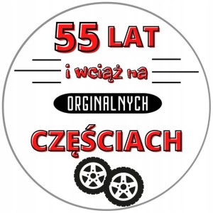 Opłatek Na Tort 20cm Urodziny Mężczyzny Twój Napis