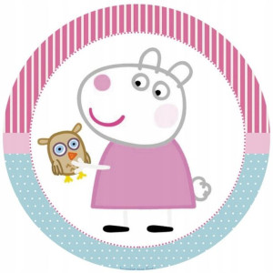 Opłatek Na Tort 20cm Świnka Peppa Twój Napis Pig