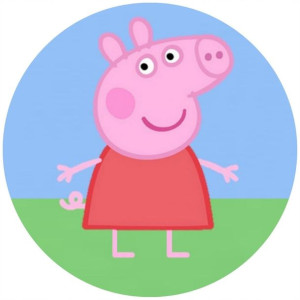Opłatek Na Tort 20cm Świnka Peppa Twój Napis Pig