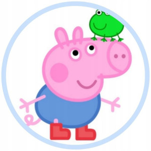 Opłatek Na Tort 20cm Świnka Peppa Twój Napis Pig