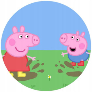 Opłatek Na Tort 20cm Świnka Peppa Twój Napis Pig